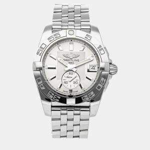 Breitling Silver Stainless Steel Galactic A37330121G1A1 Automatic Women's Wristwatch 36 mm