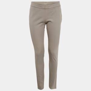 Brunello Cucinelli Beige Stretch Gabardine Trousers S