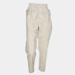 Brunello Cucinelli Cream Velvet Pant M