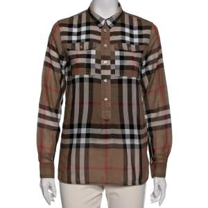 Burberry Brit Nova Check Cotton Shirt S