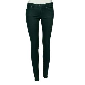 Burberry Brit Green Modal Low Rise Skinny Jeans S