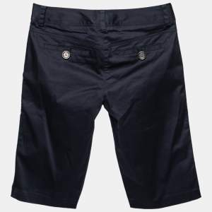 Burberry Brit Navy Blue Cotton Knee-Length Shorts S  