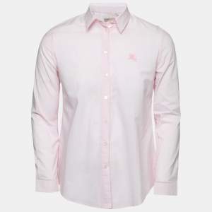 Burberry Brit Pink Cotton Button Front Shirt M