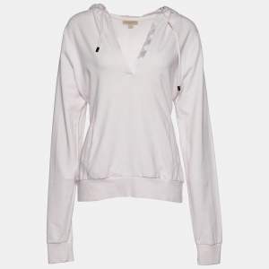 Burberry Brit Pink Cotton Hooded Sweatshirt XL