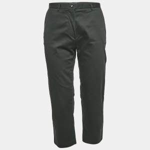 Burberry Golf Black Cotton Capris Trousers M