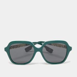 Burberry Green/Black Joni B4389 Square Sunglasses
