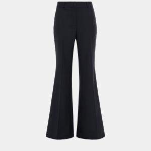 Burberry Black Wool Flared Pants Size 4