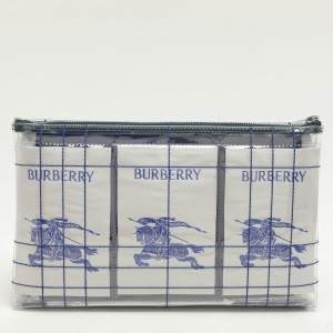 Burberry Transparent PVC EKD Label Pouch