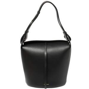 Pre Owned Burberry Black Medium Bucket Bag