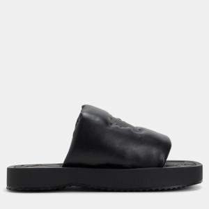 Pre Owned سلاب جلد أسود لٓب  نايت إل  بربري