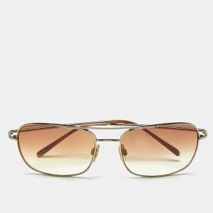 Pre Owned Burberry Brown Gradient B 3007 1002 Square Sunglasses