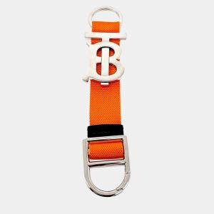 مملوكة مسبقًا Burberry Orange Silver key ring