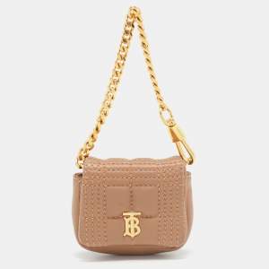 Burberry Beige Quilted Leather AirPods Pro Case 