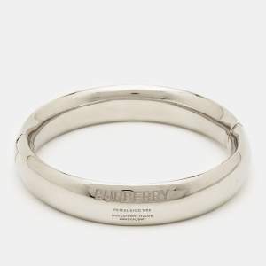 Burberry Horseferry Engraved Silver Tone Bracelet