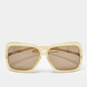 Burberry Cream Acetate B 4001 Square Sunglasses