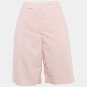 Burberry Pink Cotton Bermuda Shorts M