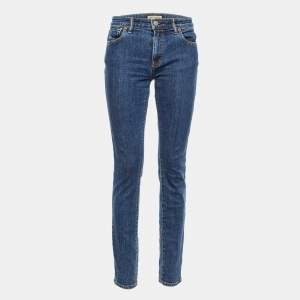 Burberry Blue Denim Mid Rise Skinny Jeans M/Waist 33"