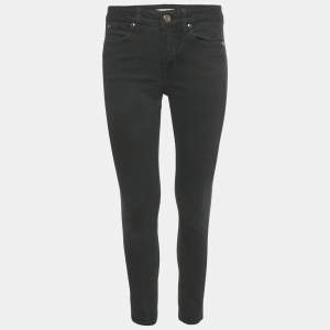مملوكة مسبقًا Burberry Black Denim and Jersey Skinny Jeans M/Waist 28"