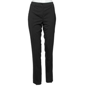 Burberry Black Wool Regular Fit Pants S