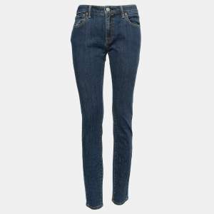 Burberry Blue Denim Mid Rise Skinny Jeans M Waist 30"