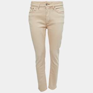 Burberry Beige Denim Slim-Fit Jeans M Waist 28"