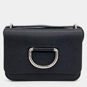 Burberry Black Leather D-ring Crossbody Bag