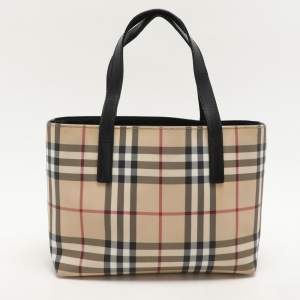 Burberry Beige House Check PVC Tote