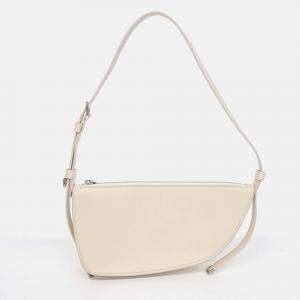 Pre Owned Burberry Cream Leather shoulder bag