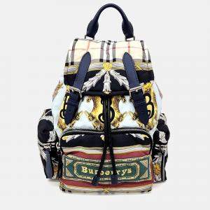 Pre Owned Burberry Multicolor Fabric Rucksack Backpack