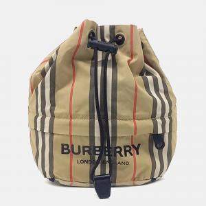 Pre Owned Burberry Multicolor Canvas Phoebe Pouch