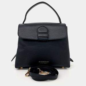 مملوكة مسبقًا Burberry Black Leather Camberley Small Tote and Shoulder Bag
