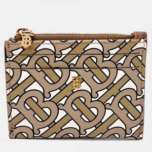 Pre Owned محفظة بربري جلد كارد بيج/متعددة الألوان