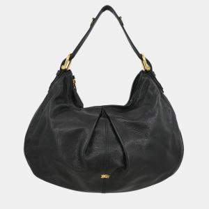 Pre Owned Burberry Black Malika Hobo Bag
