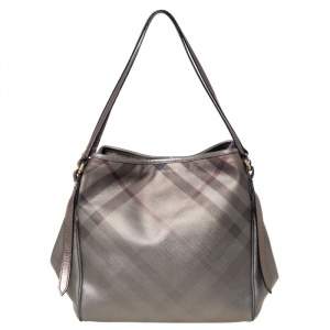 مملوكة مسبقًا حقيبة بربري كانتربري كانفاس نوفاتشيك ميتاليك