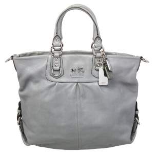 مملوكة مسبقًا Coach Grey Leather Madison Julianne Tote