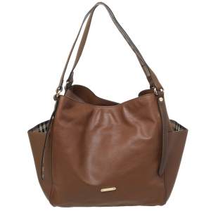 Burberry Brown Leather Tote