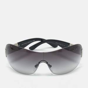 Bvlgari Black Gradient 6030-B Crystals Shield Sunglasses