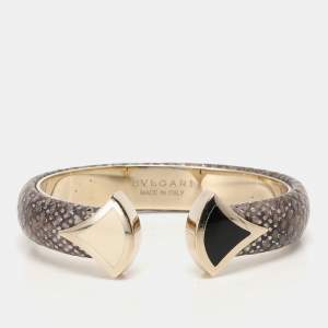 Bvlgari Divas' Dream Multicolor Lizard Leather and Enamel Bracelet