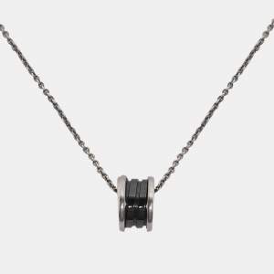 مملوكة مسبقًا Bvlgari B. Zero1 Save the Children Ceramic Sterling Silver Pendant Necklace