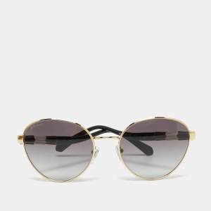 Bvlgari Black 6155 Oval Sunglasses