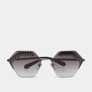 Bvlgari Black 6103 Serpenti Geometric Sunglasses