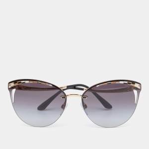 Bvlgari Gold/Grey Gradient 6110 Cat-eye Sunglasses