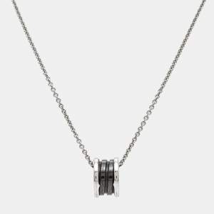 Bvlgari B.Zero1 Save The Children Ceramic Sterling Silver Pendant Necklace