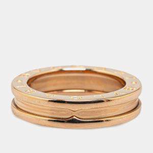 Bvlgari 18K Rose Gold B.Zero1 1-Band Ring EU 50