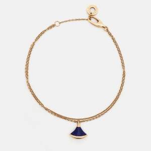 Bvlgari Divas' Dream Lapis Lazuli 18k Rose Gold Bracelet SM