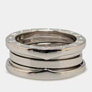 Bvlgari 18K White Gold B.Zero1 Three Band Ring