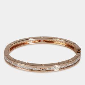 Bvlgari 18k Rose Gold B.zero1 Bracelet in 1.27 CTW