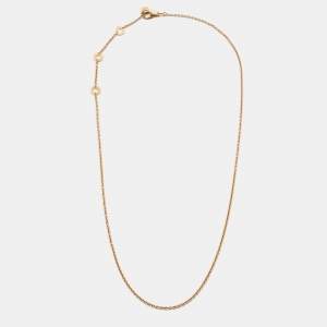 Bvlgari 18k Rose Gold Chain