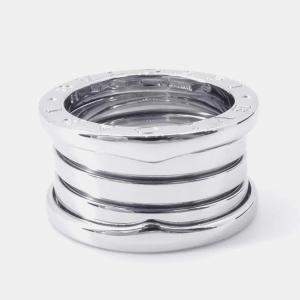 Bvlgari 18K White Gold B.Zero1 3-Band Ring EU 51