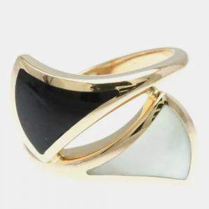 Bvlgari 18K Pink Gold Diva's Dream Shell Band Ring EU 50.5